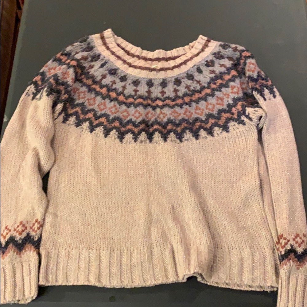 Maurices light pink sweater
